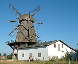 Gammal väderkvarn på Bogø (1852)