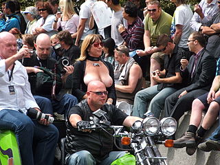 <span class="mw-page-title-main">Boobs on Bikes</span> Annual topless motorcycle parade in New Zealand