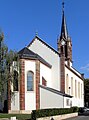 L'église Saint-Charles, côté ouest.