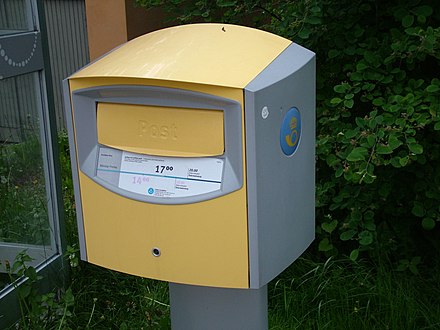 Post box in Sweden