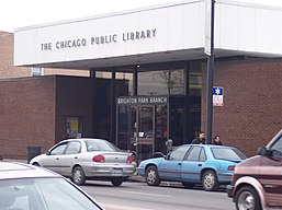 Brighton Park branch of the Chicago Public Library. Brighton Park Library.jpg