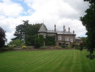 Brobury Village in Herefordshire, England