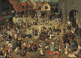 Питер Брейгель старший. «Битва Карнавала и Поста». 1559. Музей истории искусств, Вена