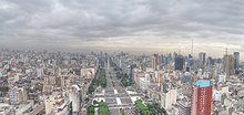 Aerial view of Buenos Aires Buenos Aires - Monserrat - Avenida 9 de Julio.jpg