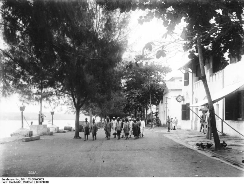 File:Bundesarchiv Bild 105-DOA0603, Deutsch-Ostafrika, Pangani, Strandstraße.jpg