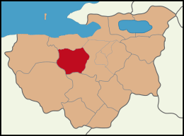 Distretto di Nilüfer – Mappa
