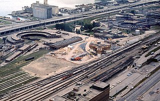 Constructing the base, July 1973