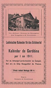 Miniatura per Calënder de Gherdëina