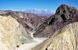 Andean mountain scenery in Calingasta
