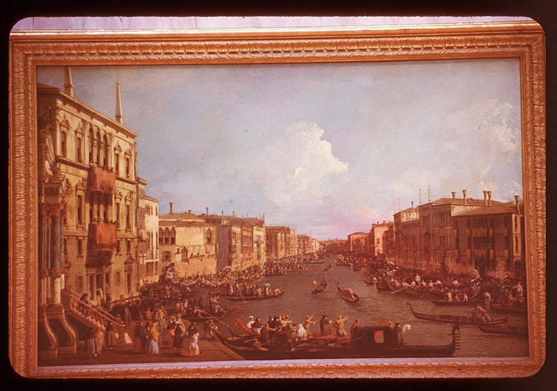 File:Canaletto - View on the Grand Canal from the Palazzo Balbi to the Bridge of Rialto, during a Regatta.jpg