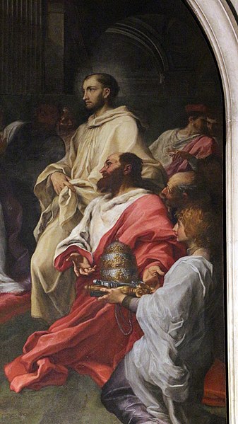 File:Carlo maratta, san bernardo induce l'antipapa vittore IV ad umiliarsi, 1724-28, 02.jpg