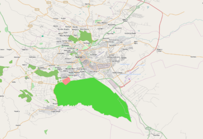 Mapa de localización de Nairobi