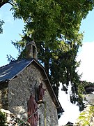 Façade et clocher mur