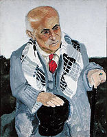 Max Jacob, 1929, karton, 80,5 × 64 cm, Musée des beaux-arts de Quimper