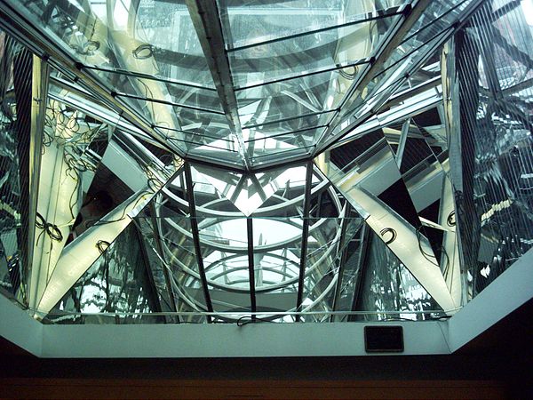 Installation by Claude Bettinger, Place des Arts, Montreal, Quebec