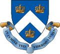 Coat of arms of Columbia University with no crest.svg