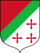 Escudo de armas del Estado de Katanga (1960-1963).