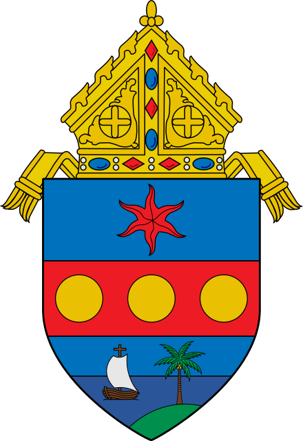 Former Coat of Arms of the Diocese of Surigao