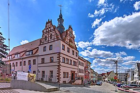 Rathaus Colditz am Marktplatz