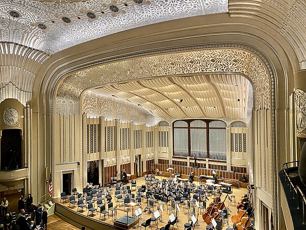 Concert stage of Severance Hall