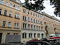 Apartment building in closed development