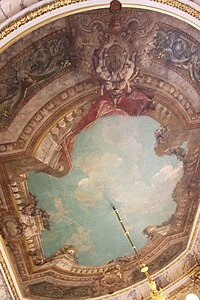 Trompe l'oeil ceiling of the Tribunal of Conflicts