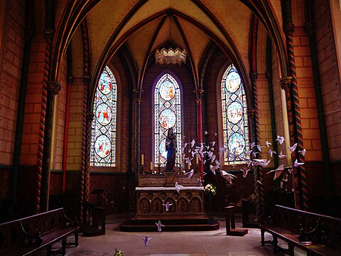 Interieur de la chapelle.