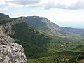 Gunung Crimea cerak kutha Alushta.