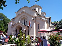 Слика цркве Лазарице на Звездари, Булбулдеру