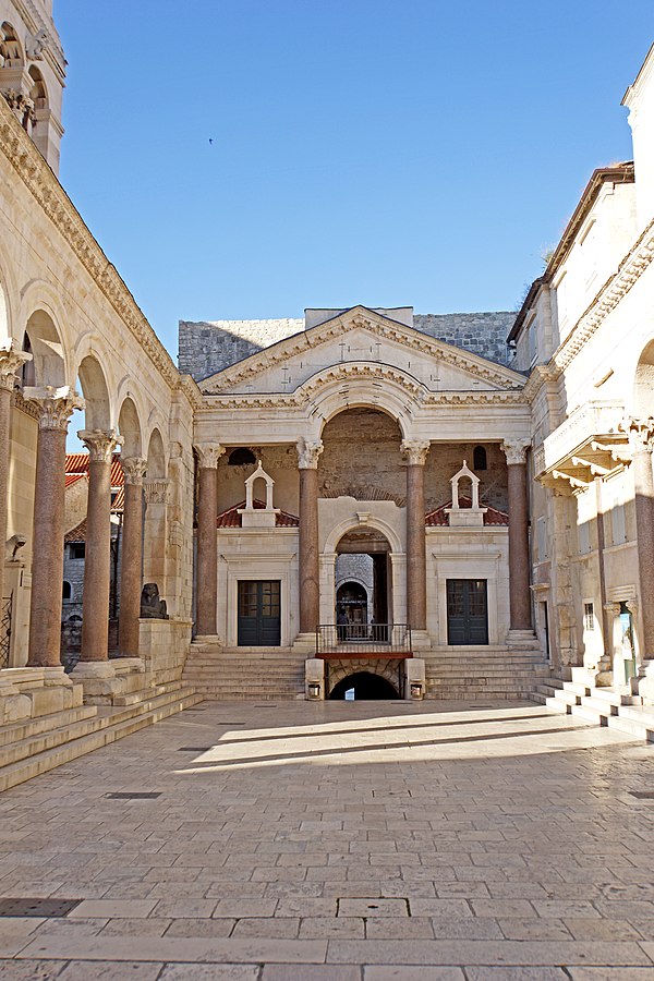 Prothyron of Diocletian's Palace (Split, Croatia), leading to the Vestibule