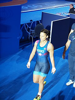 Cynthia Vescan French freestyle wrestler