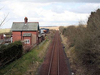 <span class="mw-page-title-main">Dalrymple railway station</span> Former railway station in Scotland