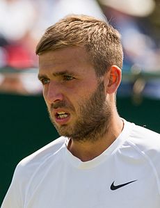 Daniel Evans 1, 2015 Wimbledon Qualifying - Diliff.jpg