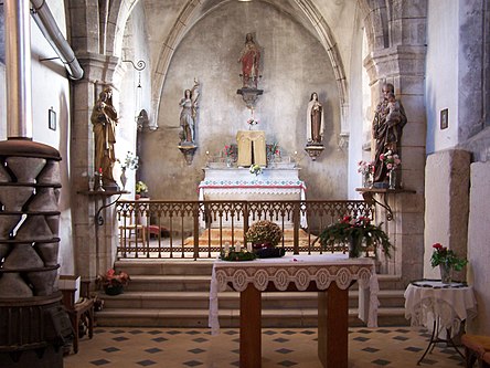 A traditional French chapel at Château de Hattonchâtel