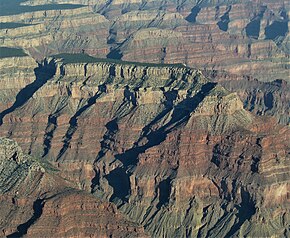 Diana Temple, east aspect from the air Diana Temple, South Rim, Grand Canyon.jpg