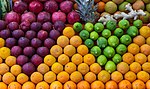 Different fruits on a market.jpg