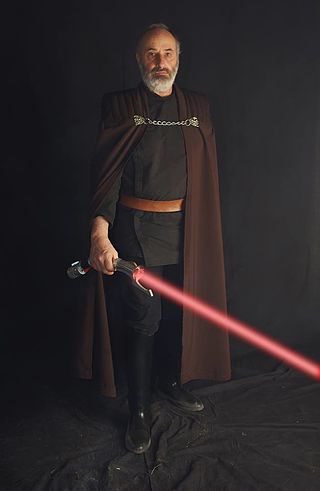 Cosplay du comte Dooku.