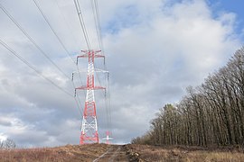 400 kV:n kantaverkkoa.