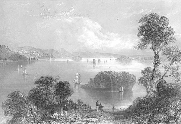 Eastport and Passamaquoddy Bay, 1839, by William Henry Bartlett