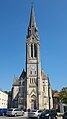 Façade de l'église Saint-Jean-Baptiste.