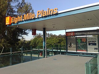 <span class="mw-page-title-main">Eight Mile Plains busway station</span> Bus station in Brisbane, Australia