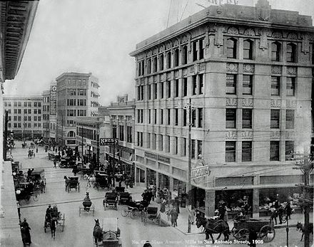 Downtown El Paso in 1908