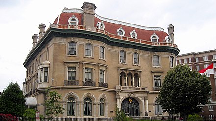 The former Walsh Mansion (now the Indonesian Embassy) near Dupont Circle