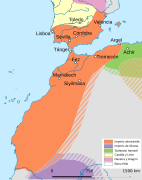 Extensión máxima del Imperio almorávide (a comienzos del siglo XII).