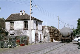 Die Lagerhäuser in Bercy, die 1985 noch in Betrieb waren.