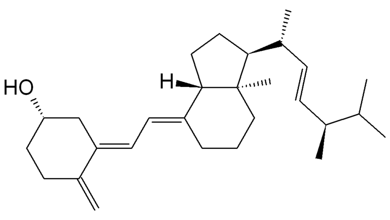 File:Ergocalciferol structure.png