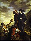 Eugène Delacroix, Hamlet and Horatio in the Graveyard.JPG