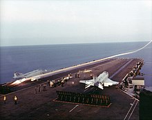 VF-11 F-4s launch from USS Forrestal F-4 Phantom II VF-11.jpg