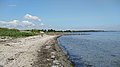 Mündung der Hunau in die Ostsee