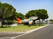 FIAT G.91 at the Francesco Baracca airbase in Rome 03.jpg